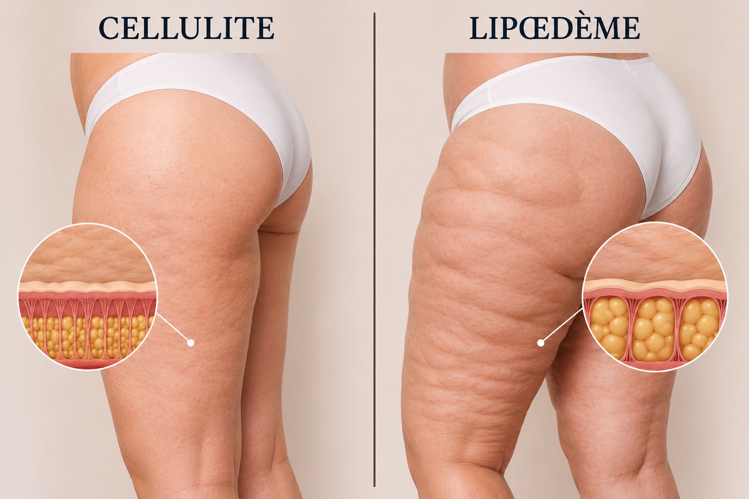 Cellulite or lipedema: Differences in the Legs