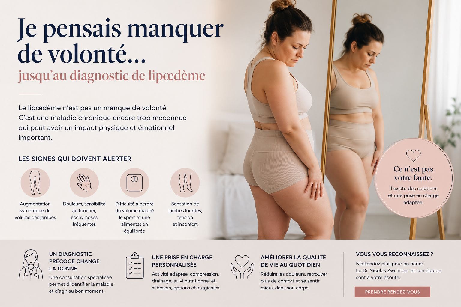 Lipoedème et manque de volonté